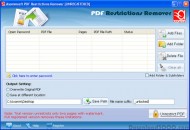 Decrypt Pdf files Restrictions screenshot